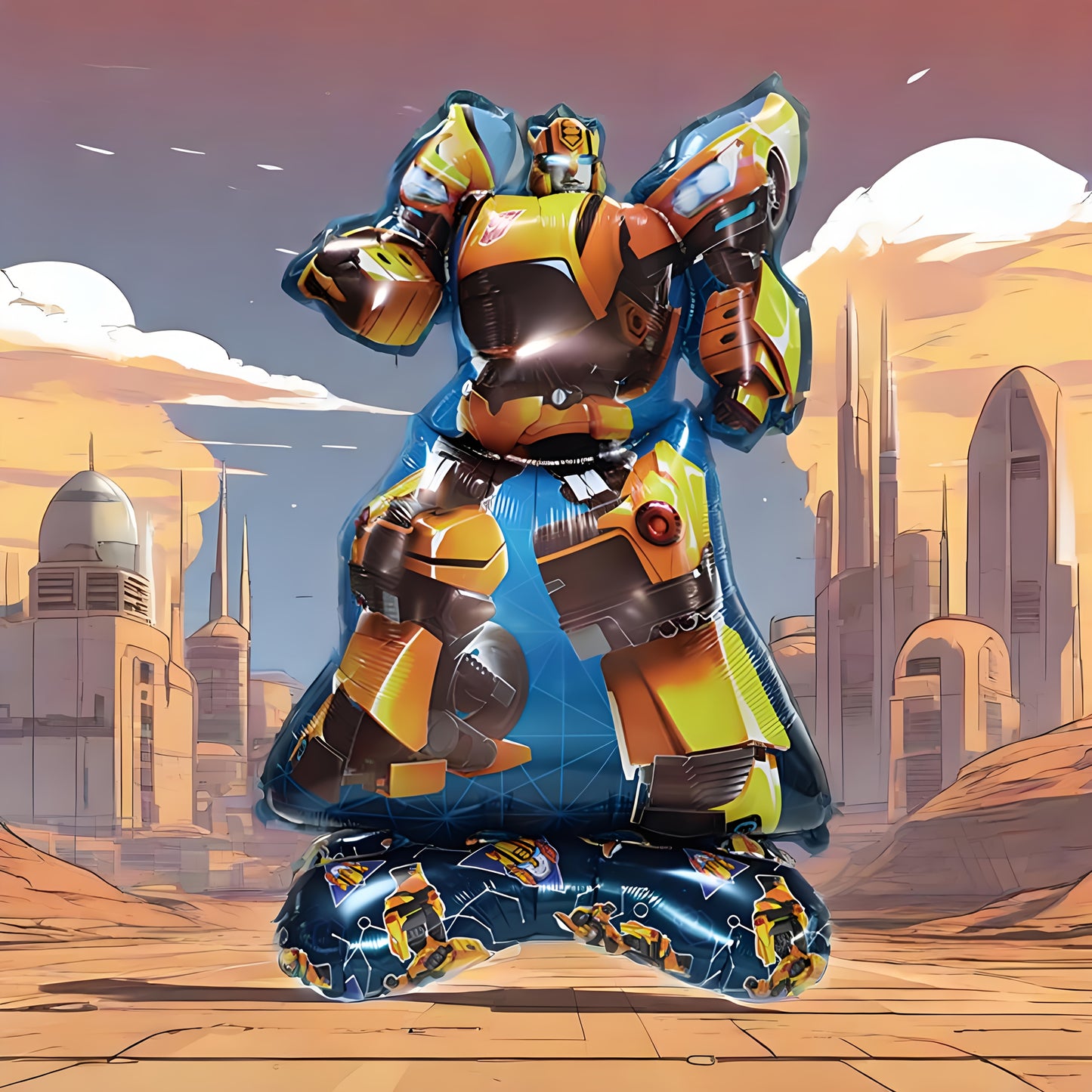 Ballon Transformers - Bumblebee Classique