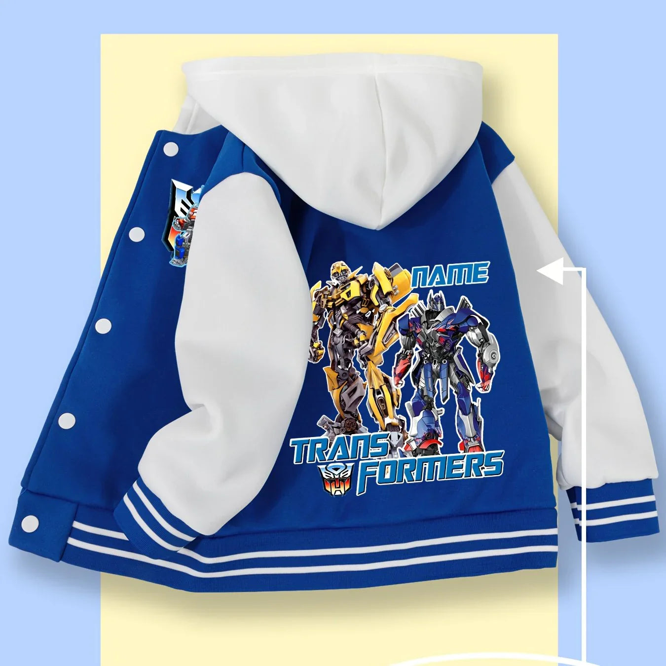Transformers Duo Jacket - Blue & White