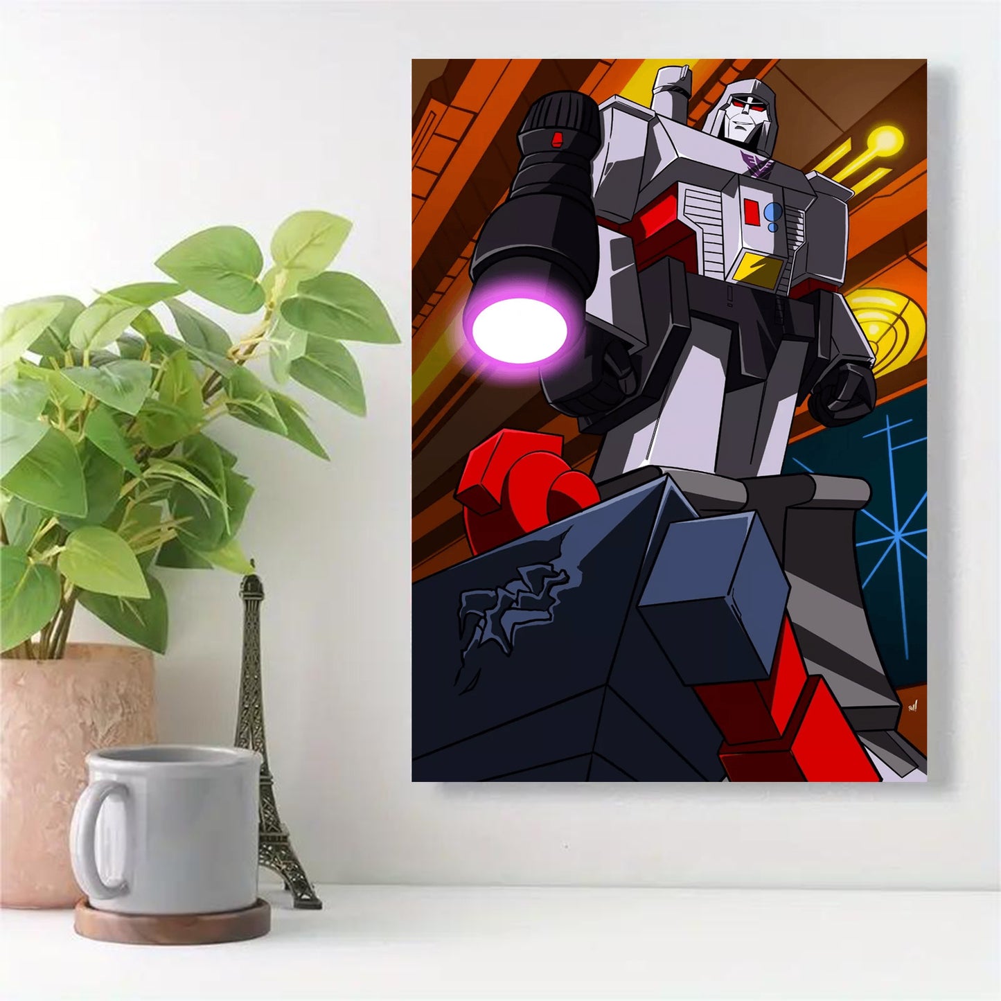Póster de Transformers - Megatron de dibujos animados