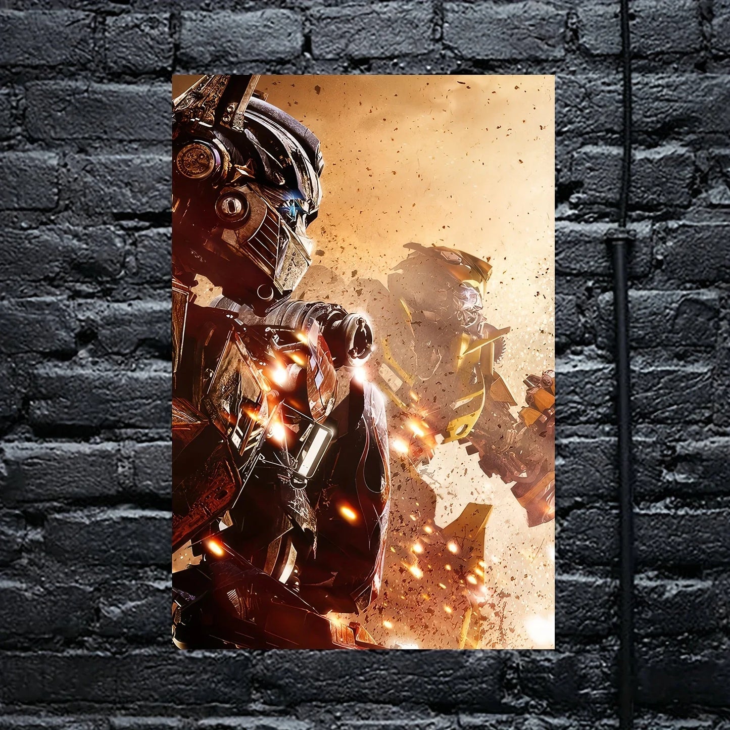 Póster Transformers - Prime y BMB Fire