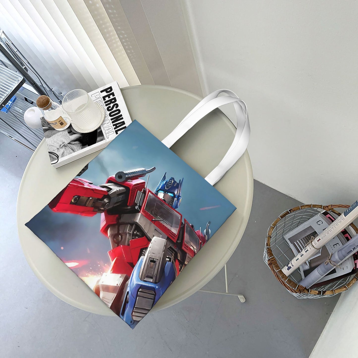 Tote bag Transformers - Prime Fight