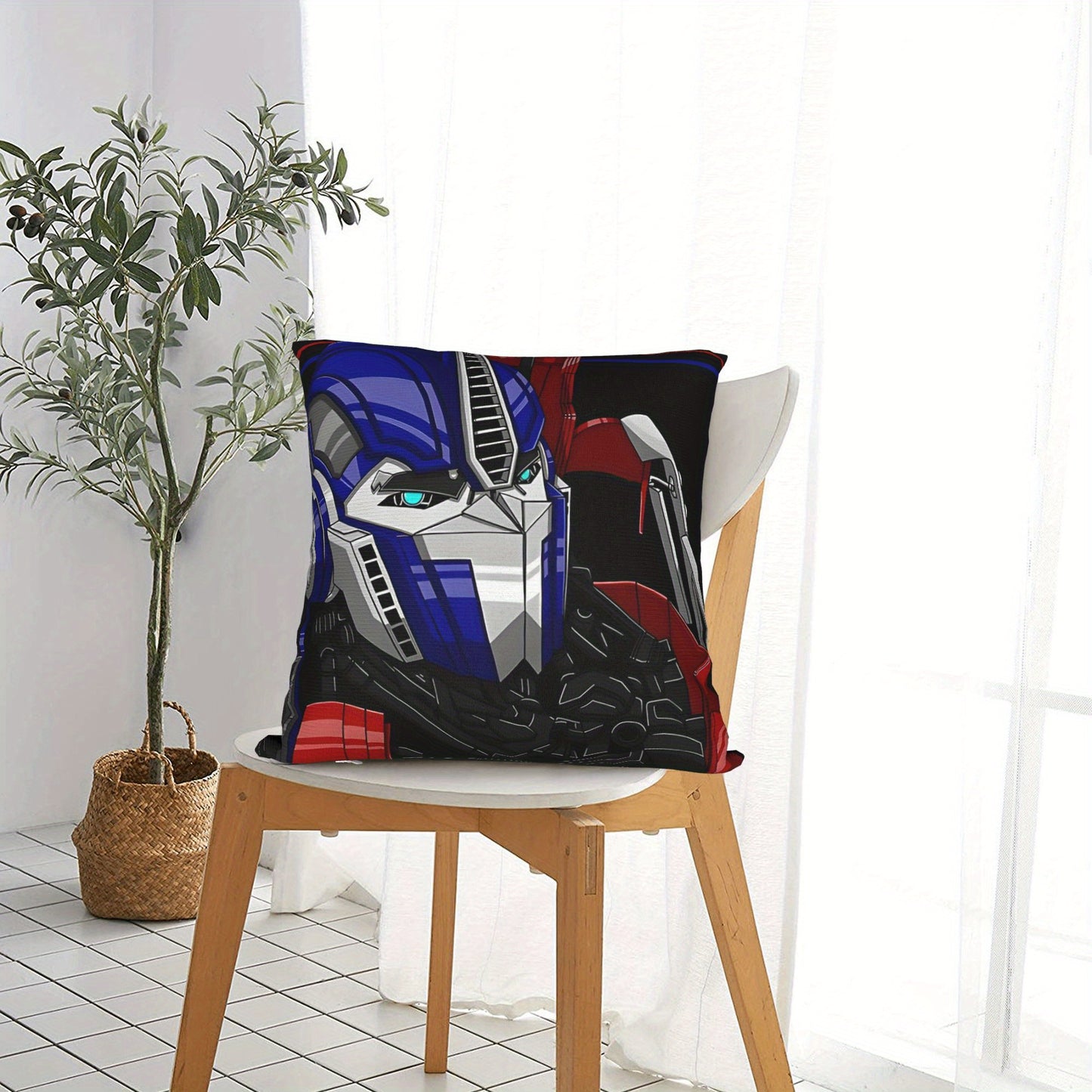 Funda de almohada de Transformers - Prime Face