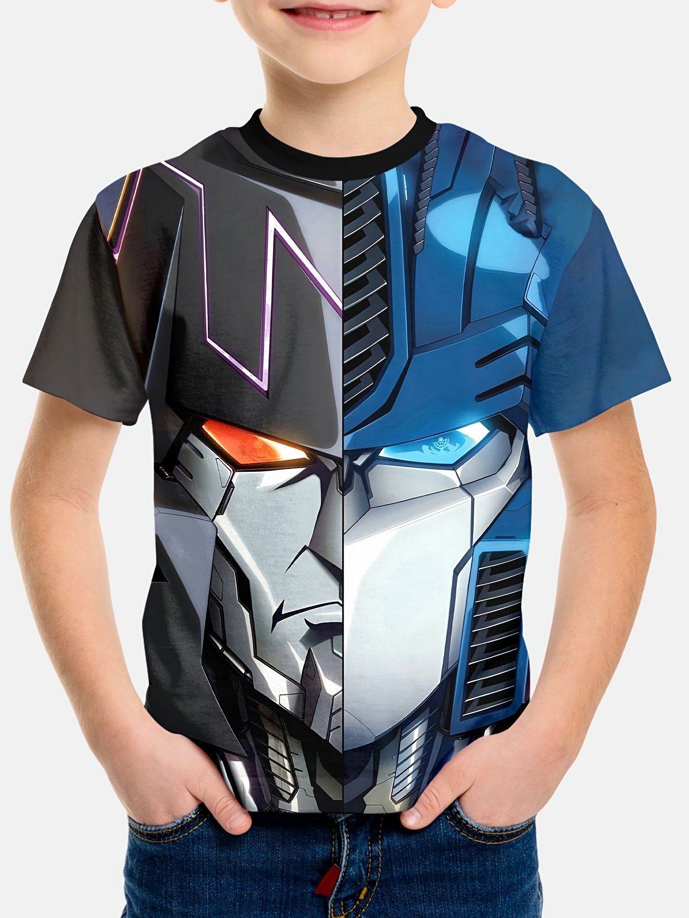 Transformers Children's T-Shirt - Megatron/Optimus Prime