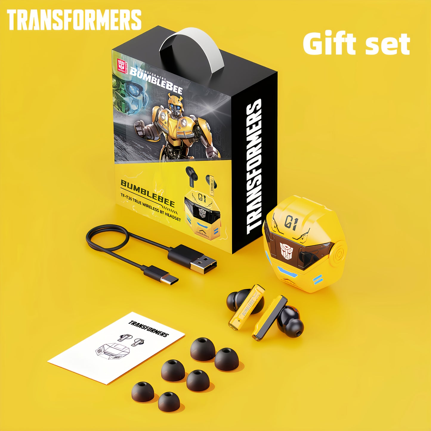Ecouteurs Transformers - Format Boîtier