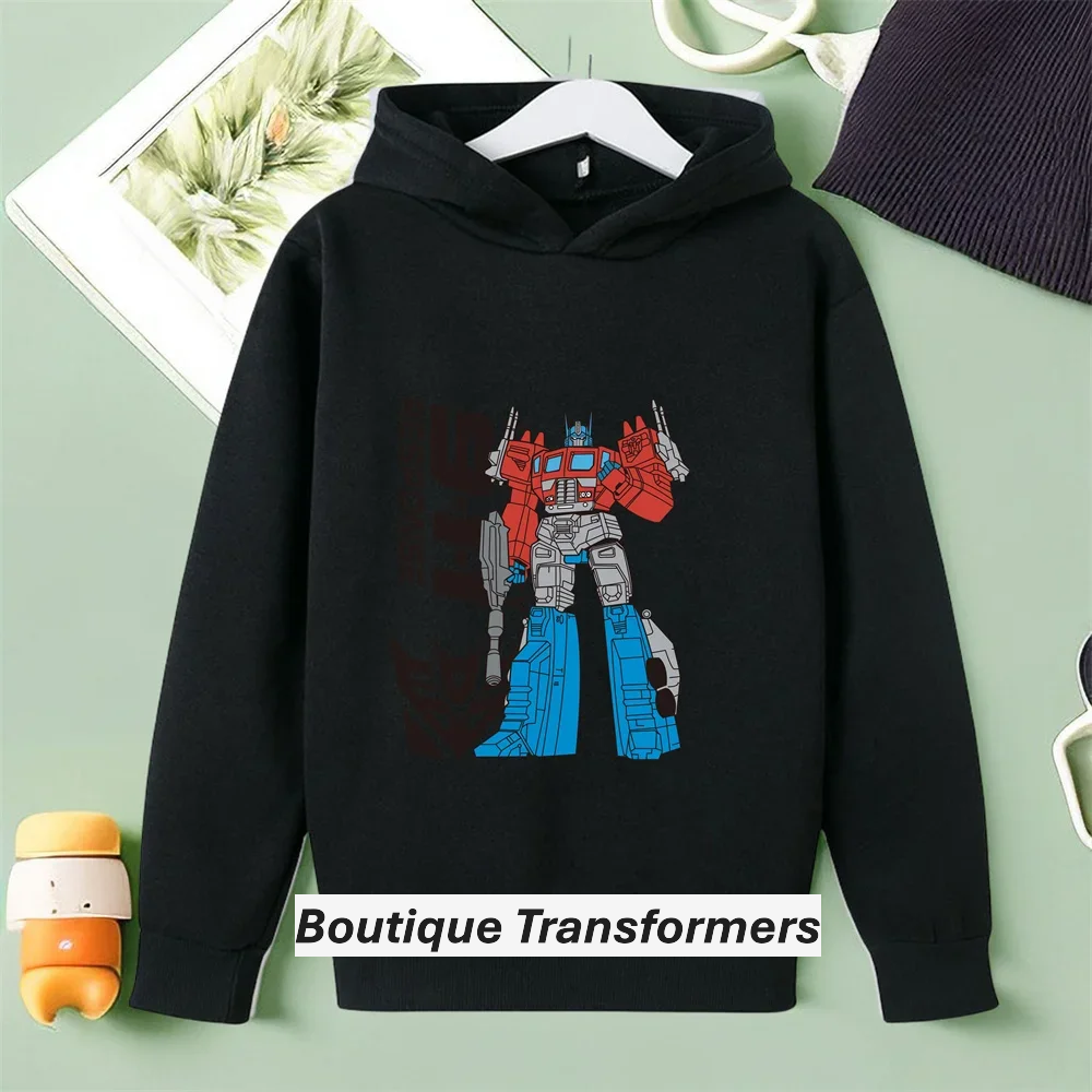 Suéter Infantil Transformers Negro - Optimus Prime