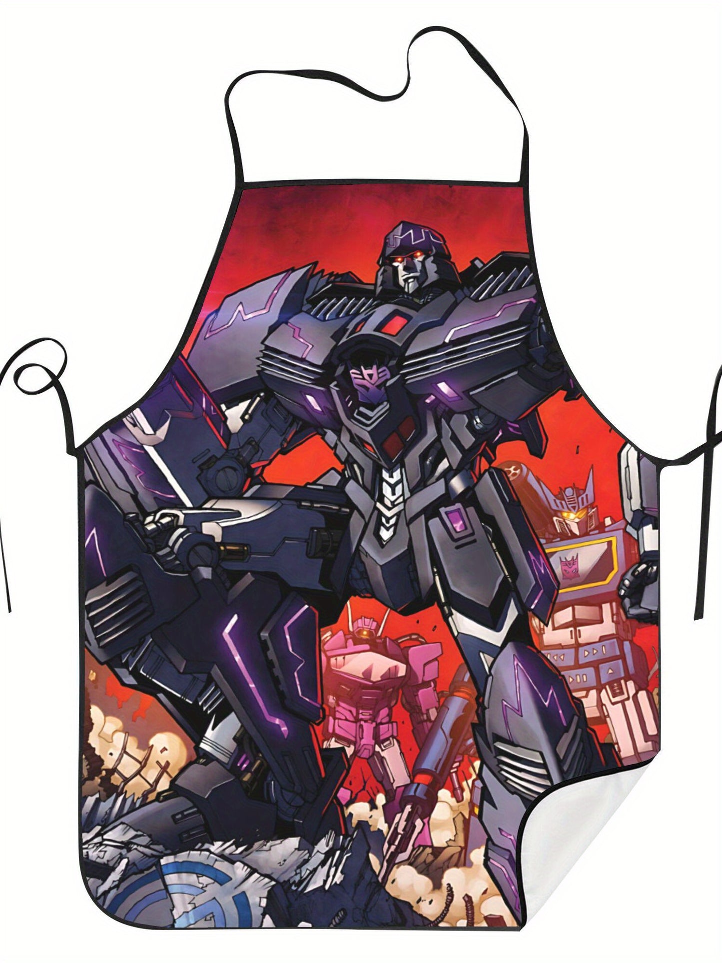Delantal de Transformers - Morado
