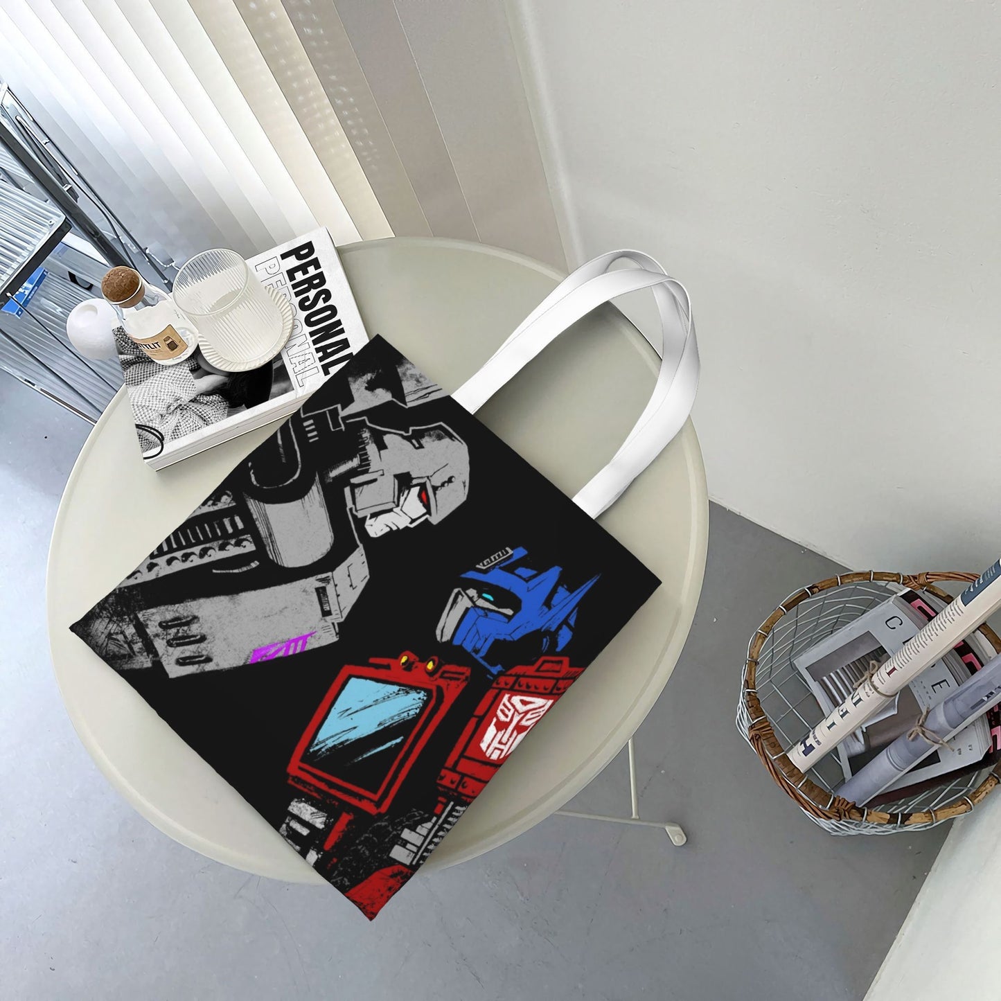 Transformers tote bag - Optimus Prime VS Megatron