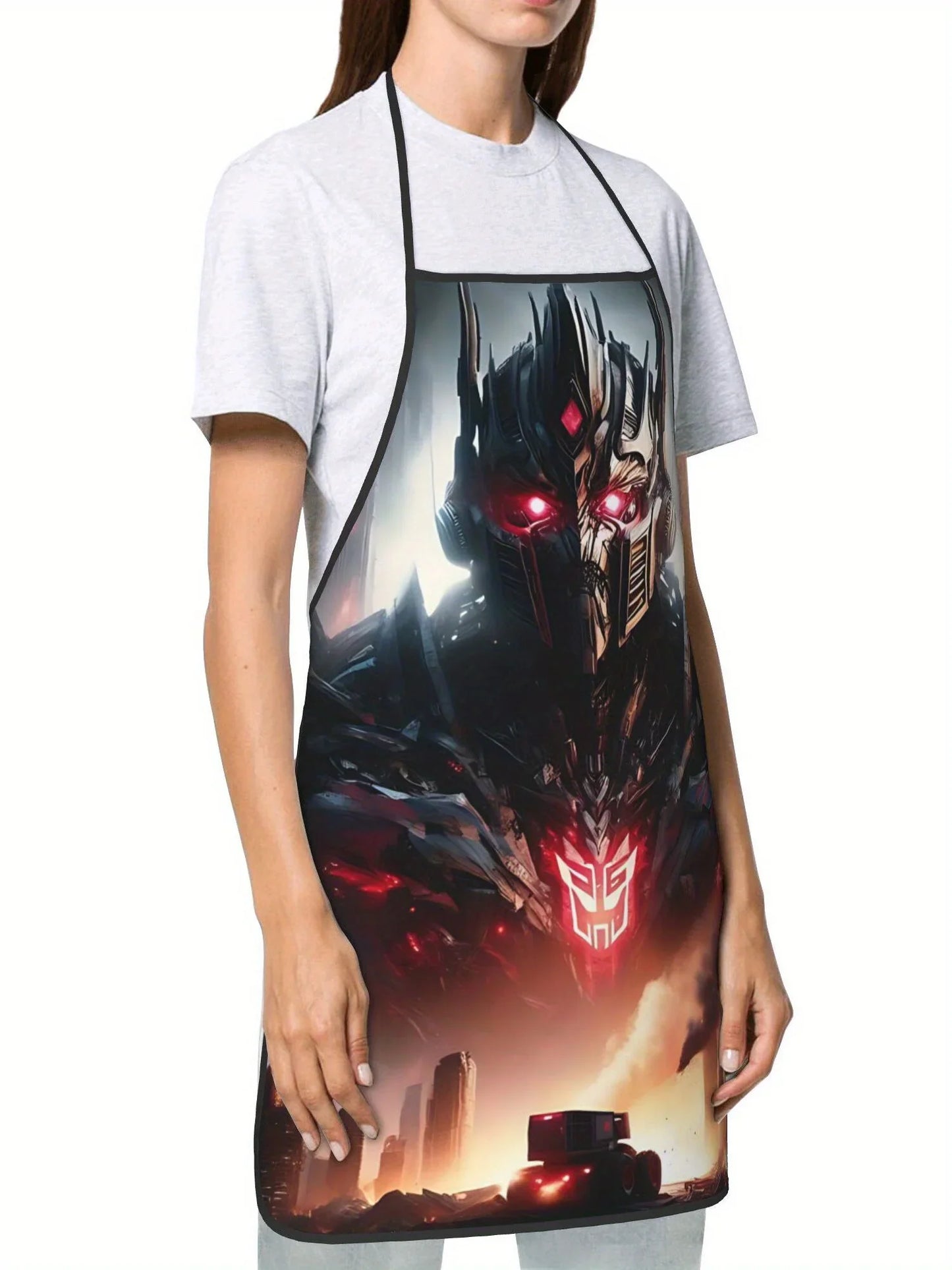 Transformers Apron - Red Light