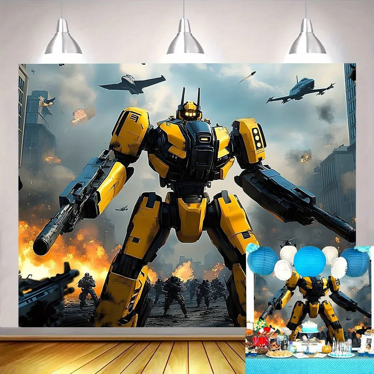 Póster Transformers - Bumblebee futurista
