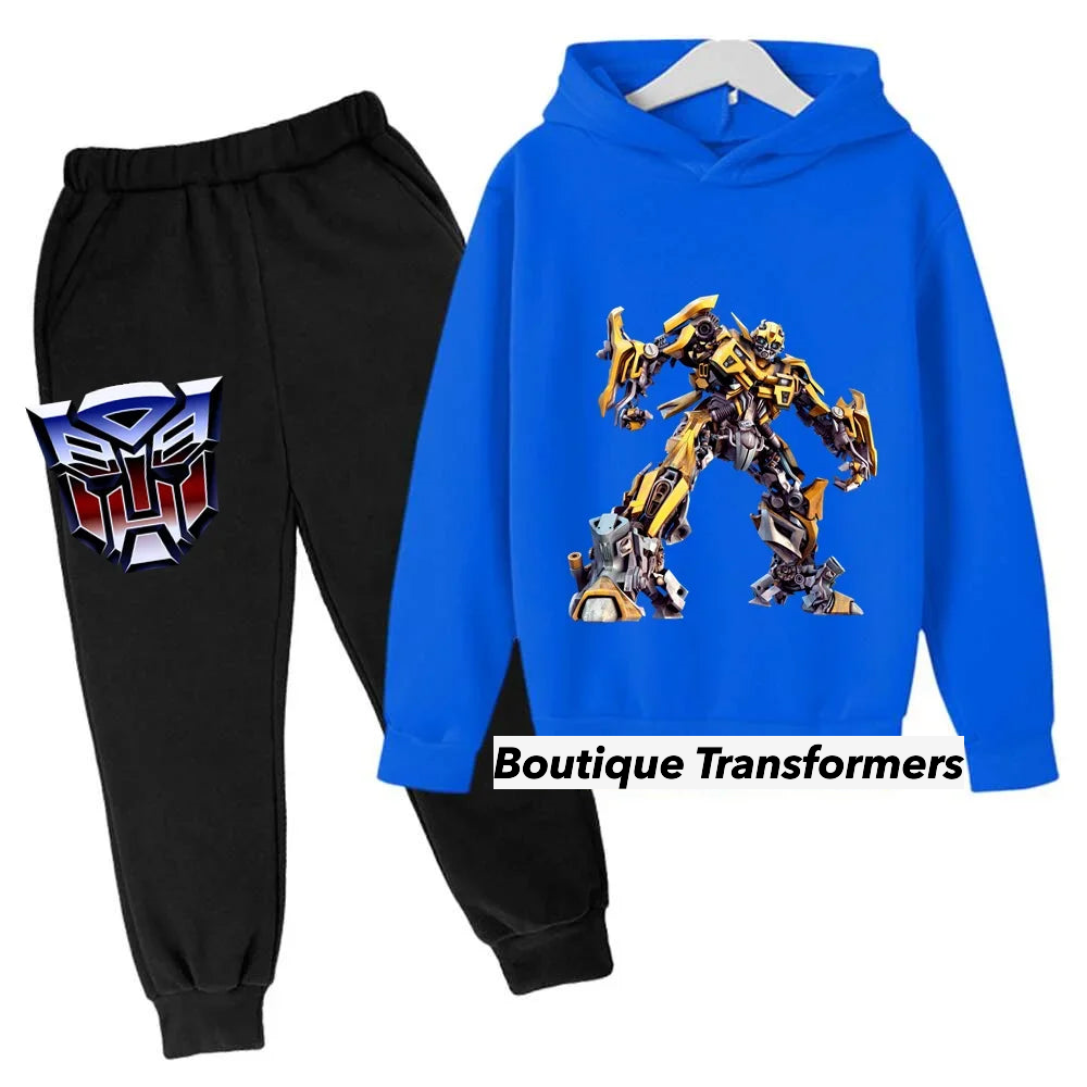 Ensemble Enfant Transformers Noir/Bleu - Bumblebee