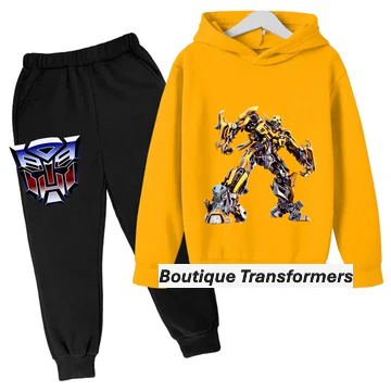 Ensemble Enfant Transformers Noir/Jaune - Bumblebee