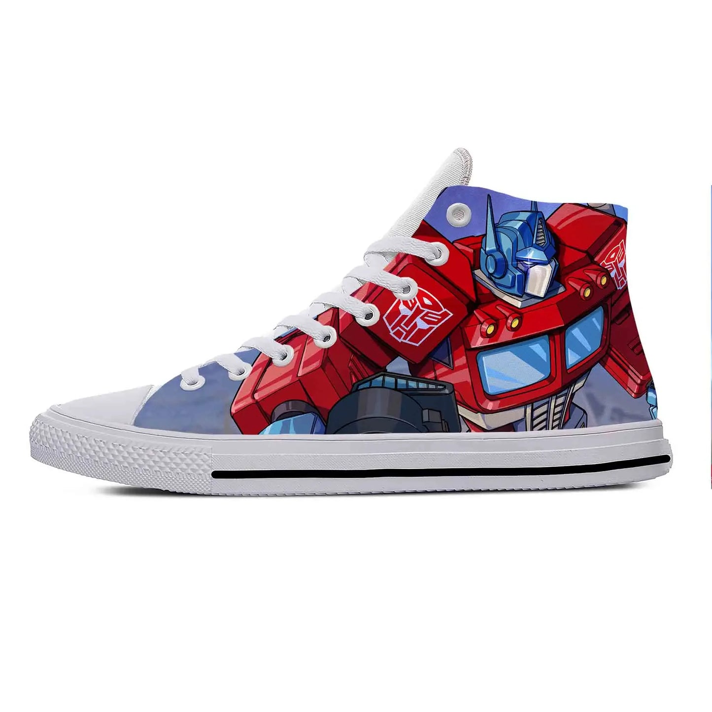 Transformers High Top SneakersWhite - PrimeRed