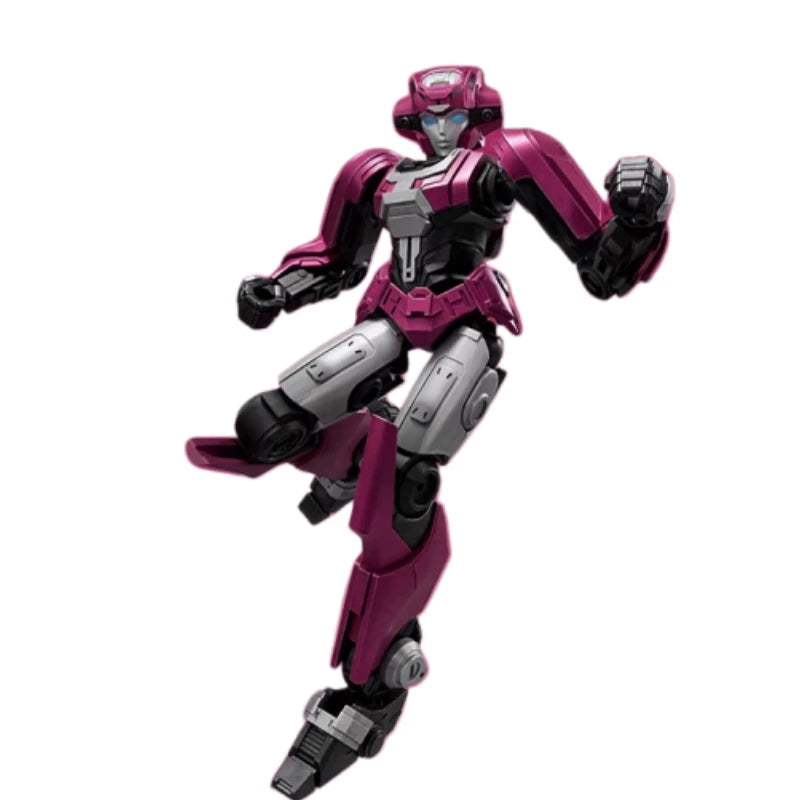 Figurine Transformers Aerial Origine ONE Blitzwing — Brick Rose et Blanc Silhouette Ailée