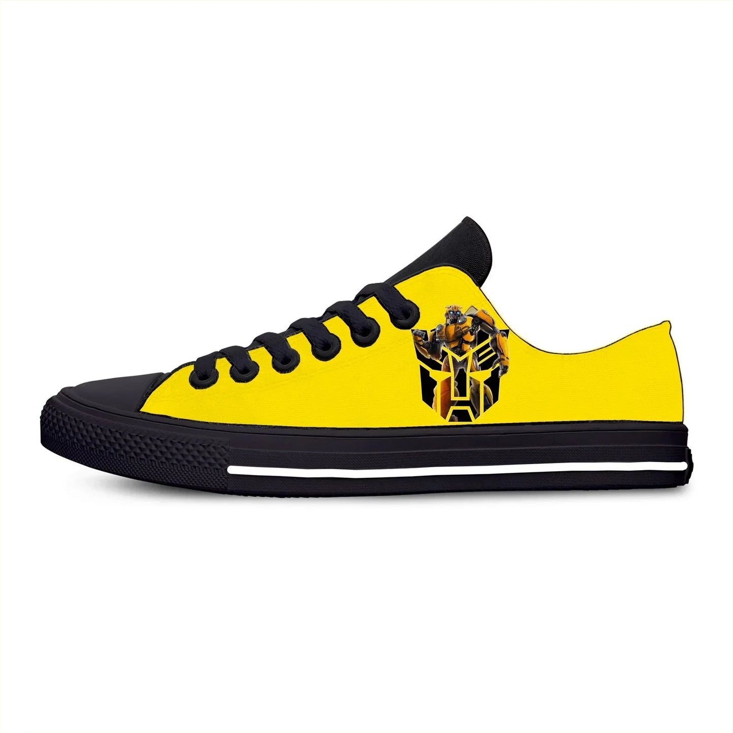 Unisex Adult Shoes - Yellow Autobots Logo