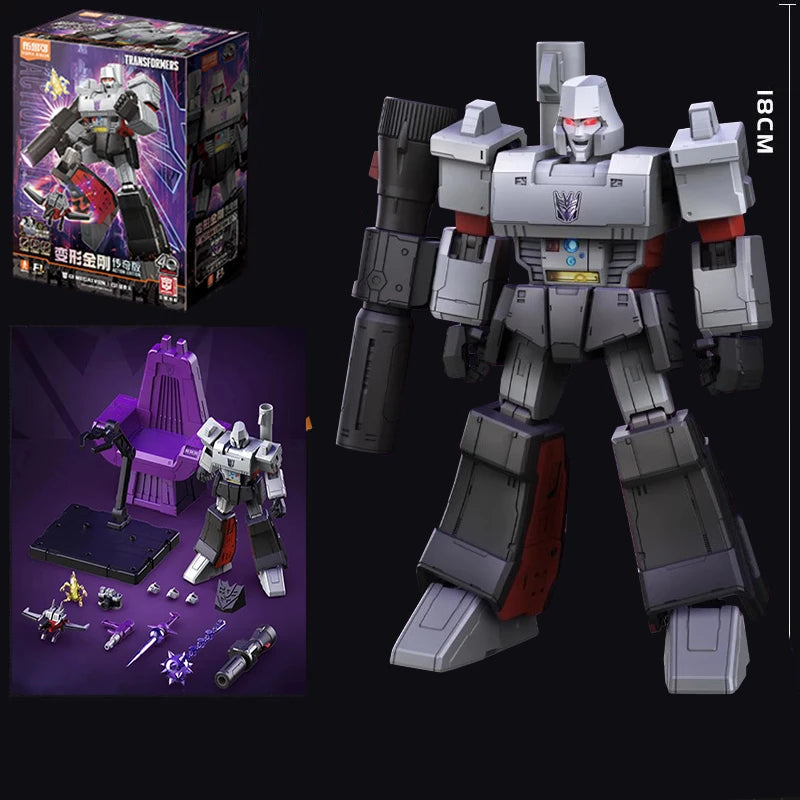 Figurine Transformers Megatron 18cm — Édition Légendaire avec Trône Collector