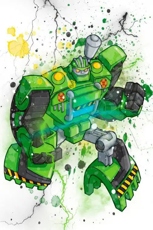 Póster de Transformers - Dibujos animados verdes