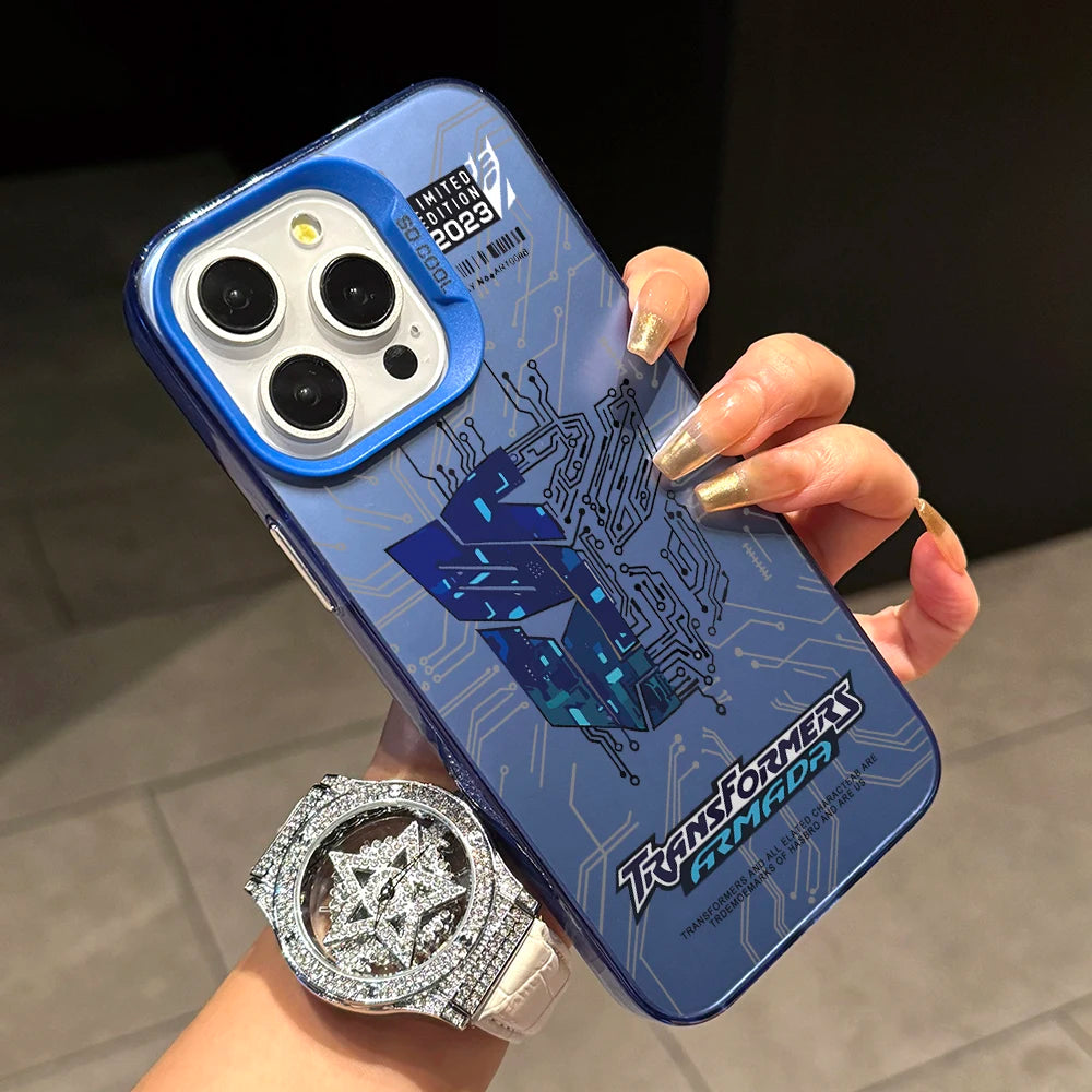 Funda Transformers para iPhone Azul