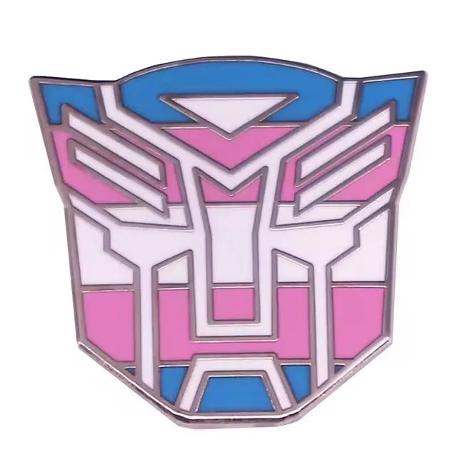 Transformers Pin - Autobots Pink & Blue