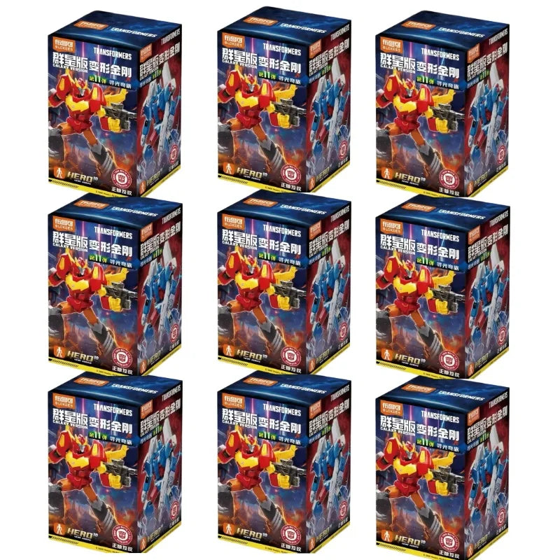 Boîte en Gros Transformers Blokees Galaxy Version 11 — Carton Complet 9 Unités Mystère