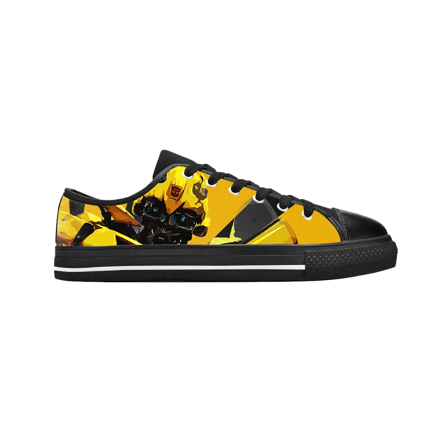 Unisex Adult Low Top Shoes - Bumblebee Retro