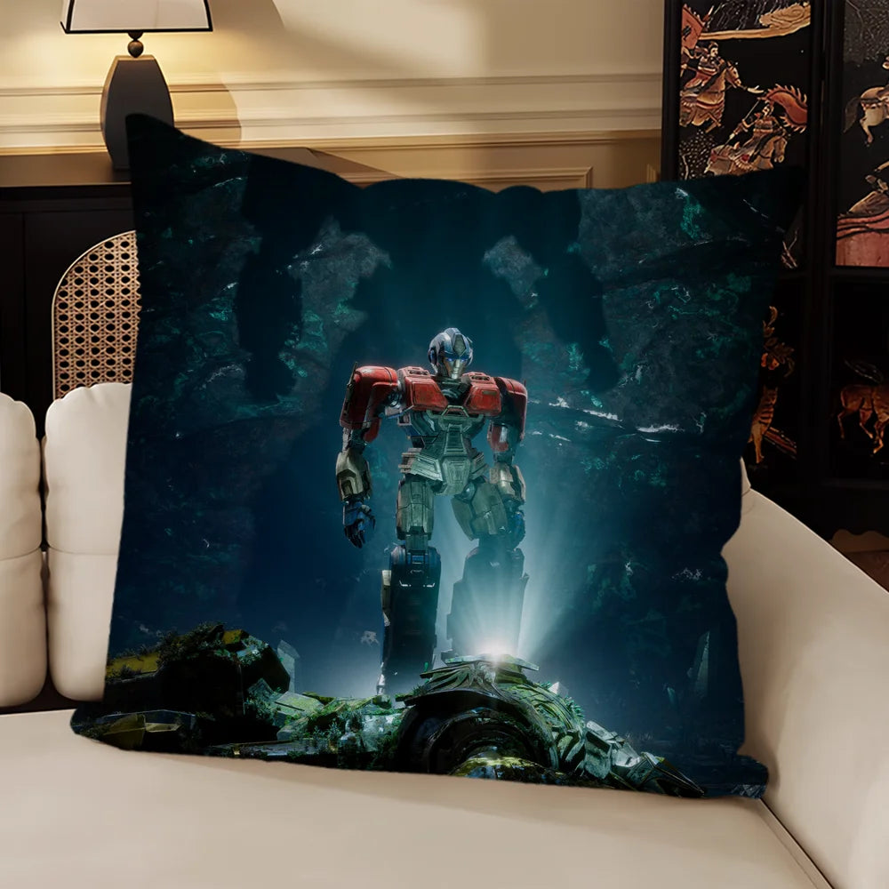 Funda de almohada para sofá Transformers - Azul