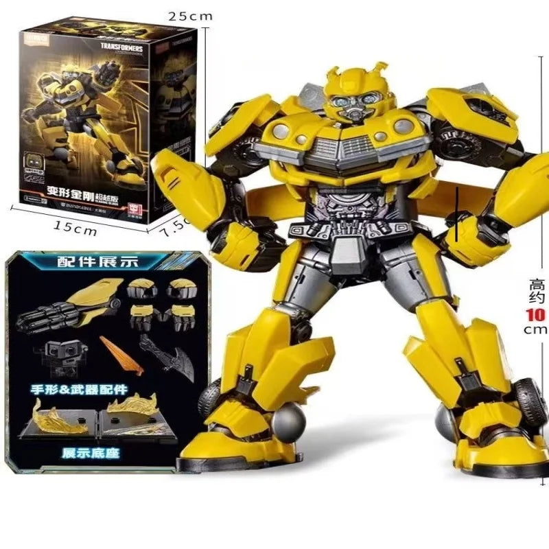 Figurine Transformers Bumblebee — Édition Accessoires Complets Socle Inclus