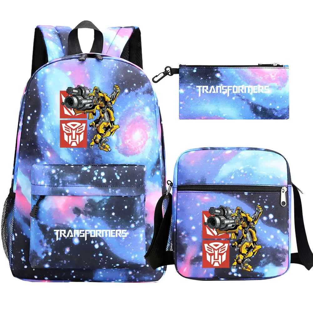 Autobots & Bumblebee Space Schoolbag Set