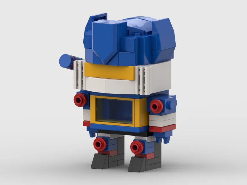 Figurine Transformers Soundwave Édition One — Buste Brick Bleu Précurseur
