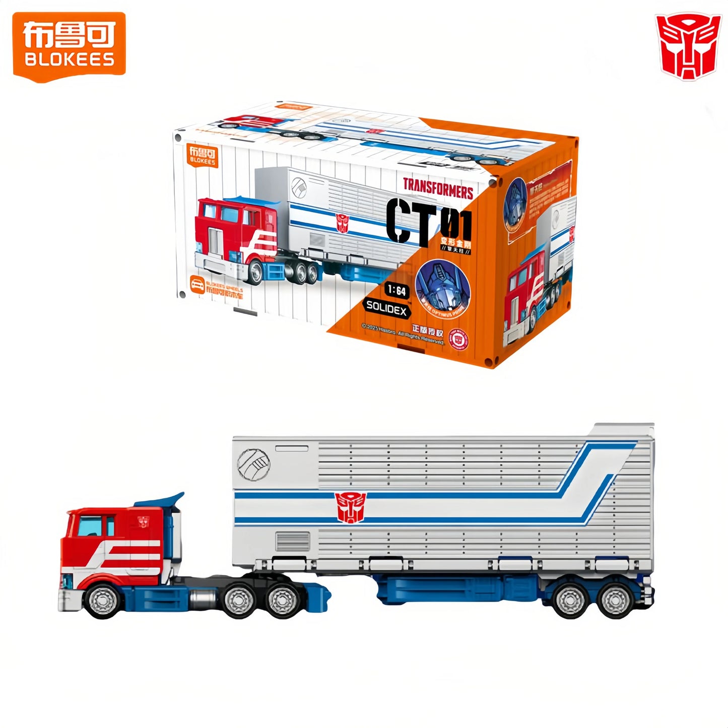 Figurine Transformers Optimus Prime CT01 Collection — Brick Rouge Cabine Classique