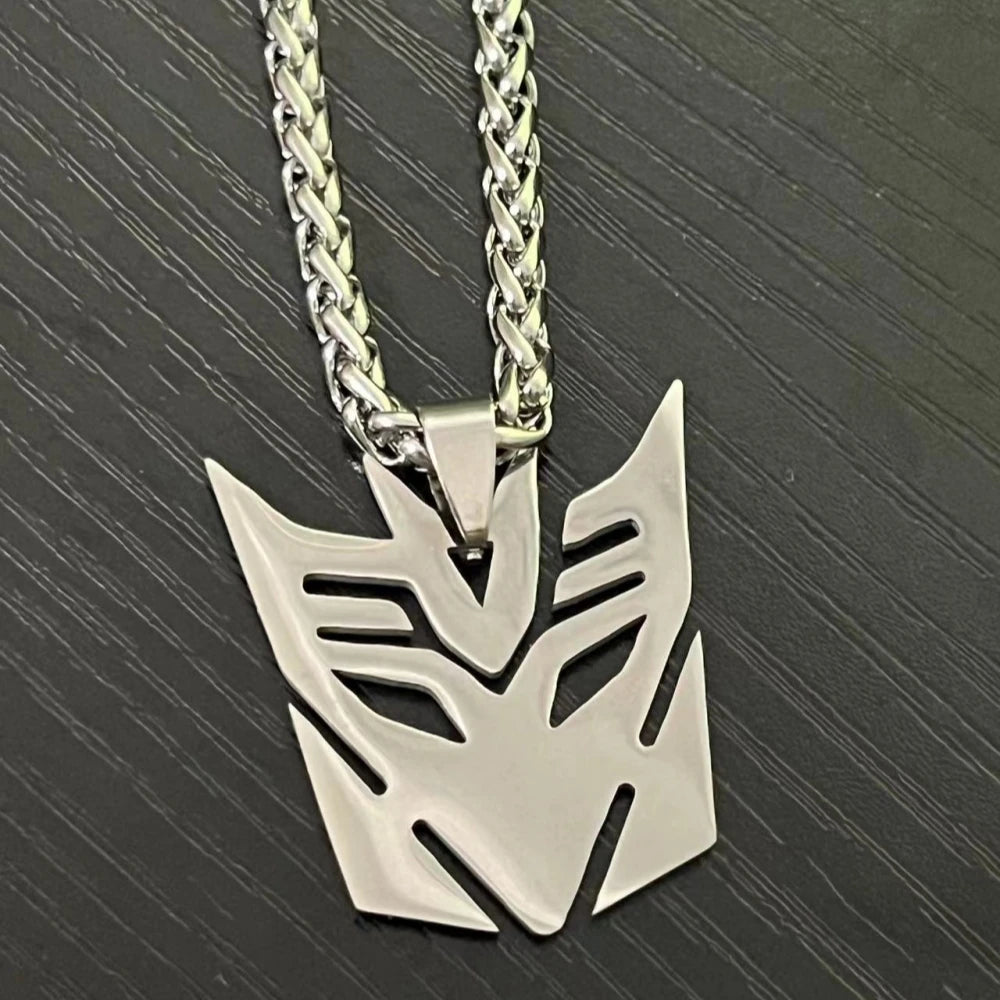 Transformers Necklace / Chain - Decepticons Silver
