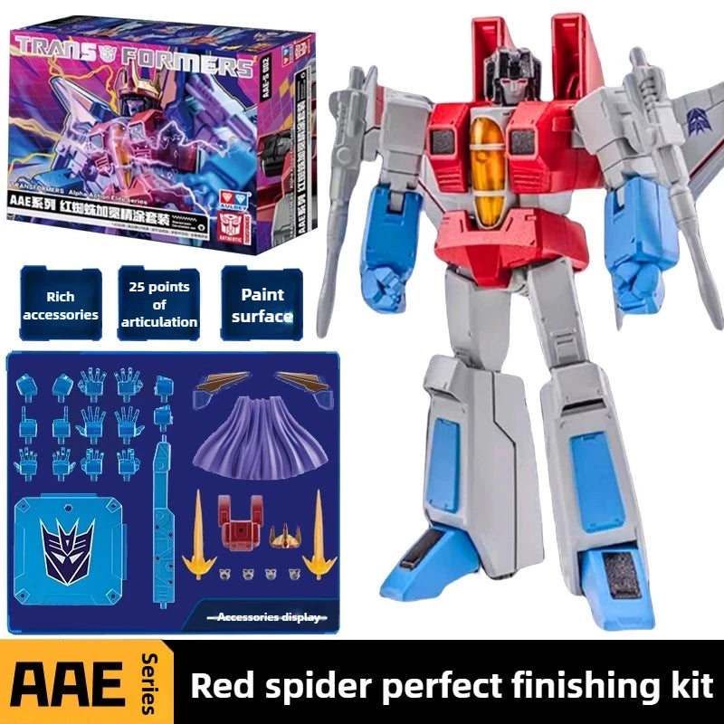 Figurine Transformers Starscream Édition Peinture Détaillée — Alpha Action Elite Premium