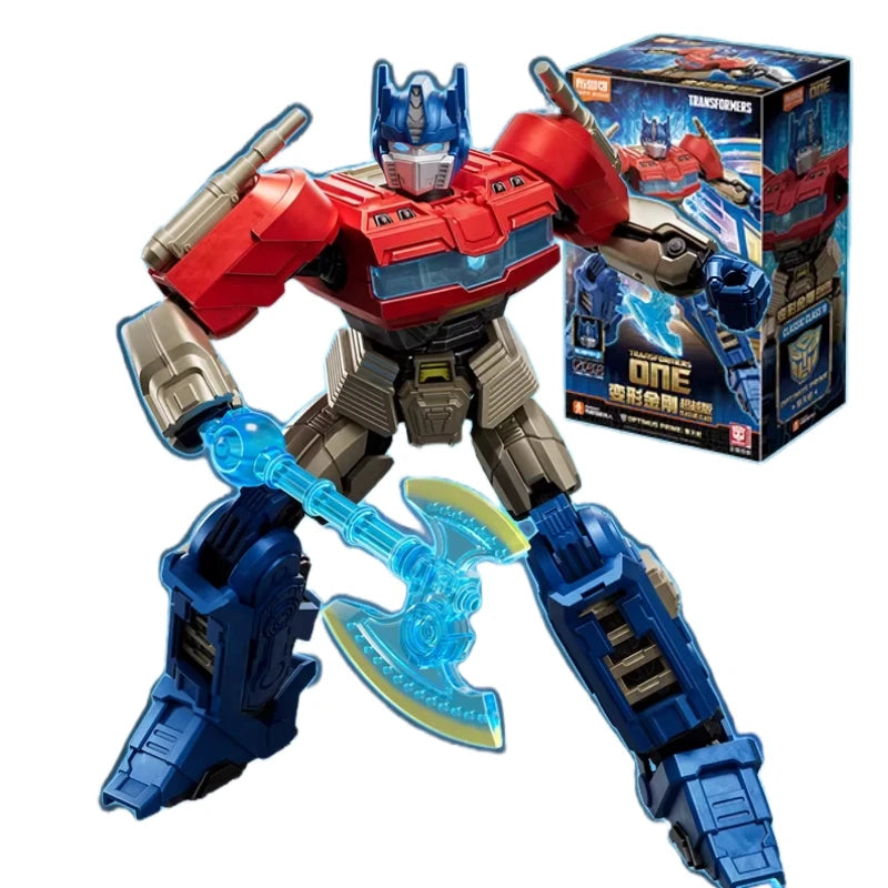 Figurine Transformers Optimus Prime Origine ONE Blitzwing — Brick Rouge et Bleu Jeune Commandant