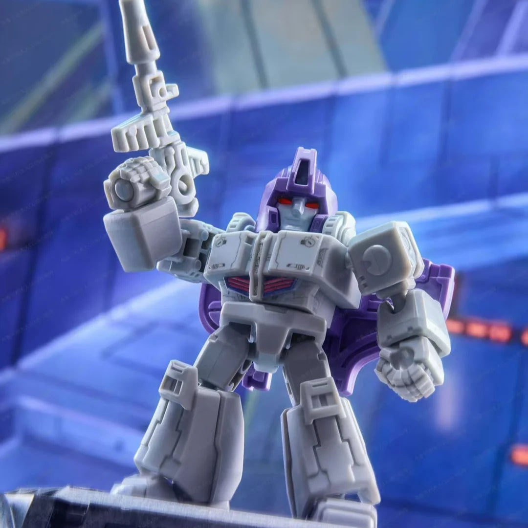 Figurine Transformers Astrotrain Blokees Defender — Brick Locomotive Argentée Triple Changeur Boîte