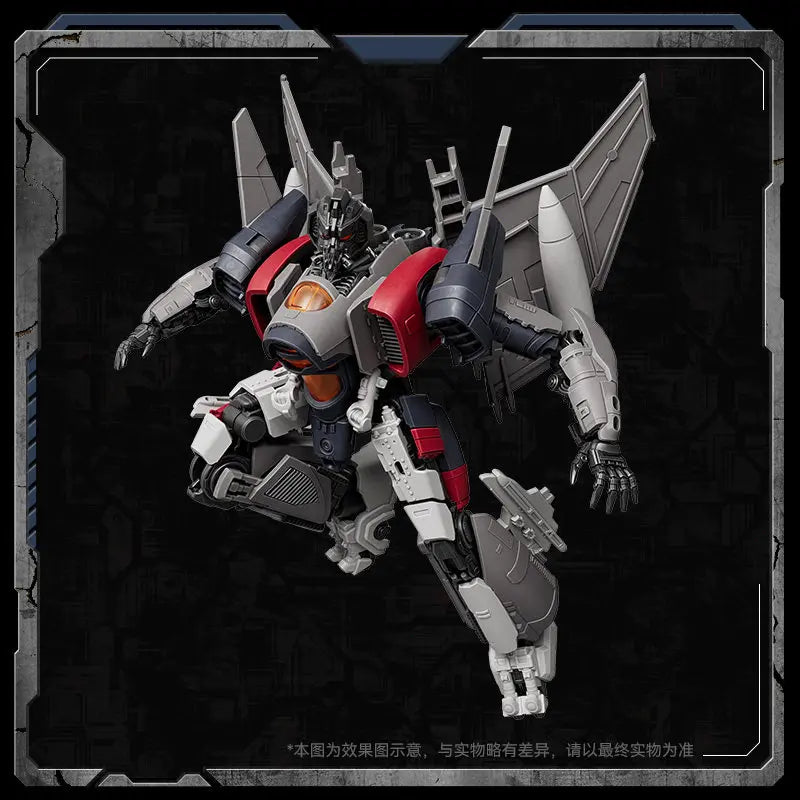 Figurine Transformers Blitzwing Triple Changeur Beyond — Brick Violet et Blanc Char Chasseur