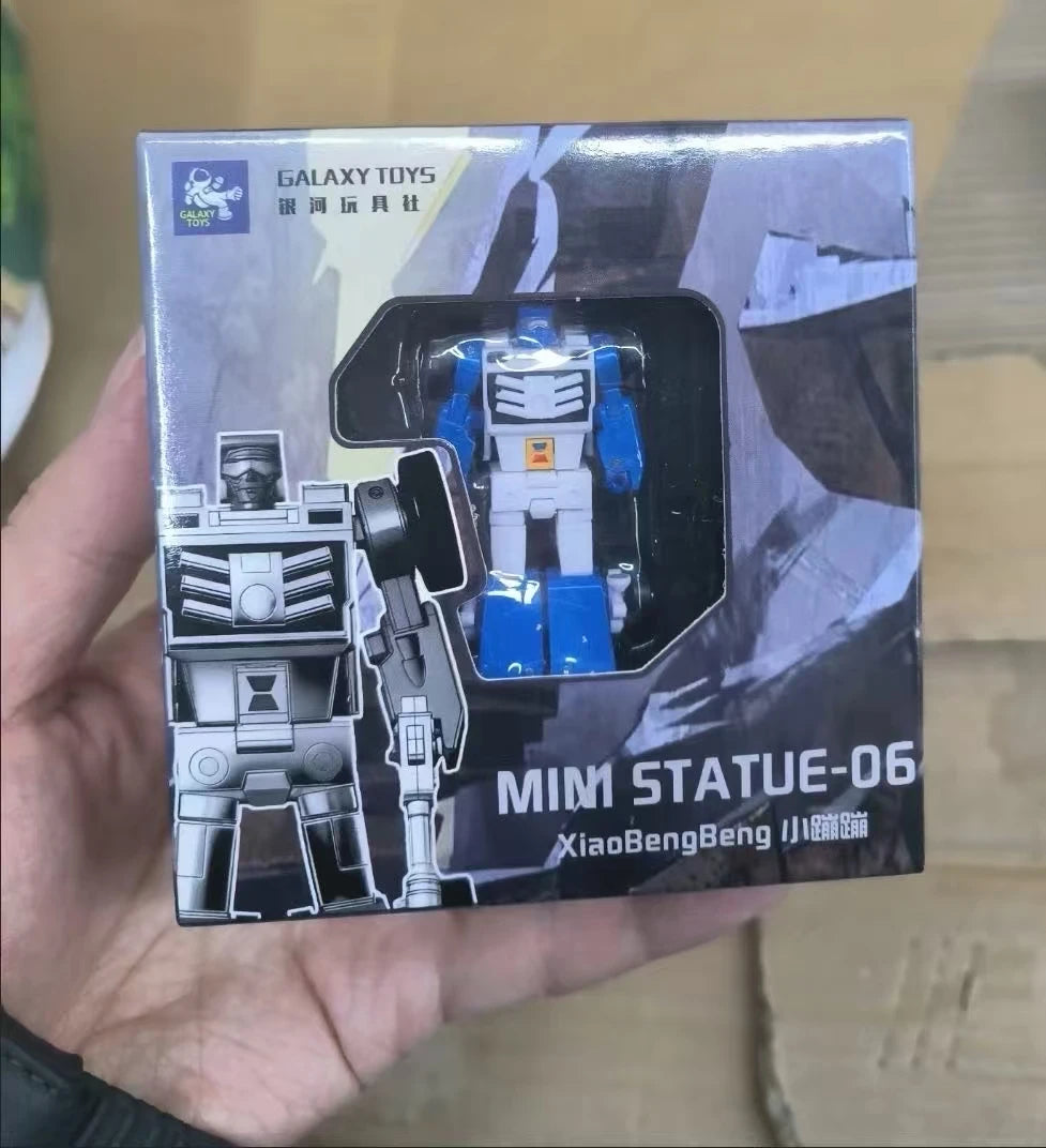 Mini Figurine Transformers G1 Bleu et Blanc — Statue Surprise Format Poche