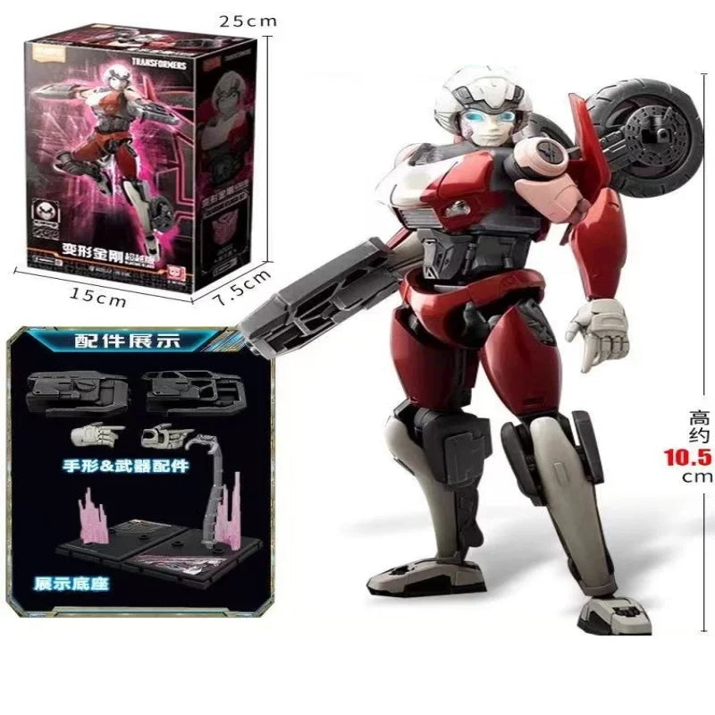 Figurine Transformers Arcee Bordeaux — Marteau-Perceuse Coffret Fiche Technique