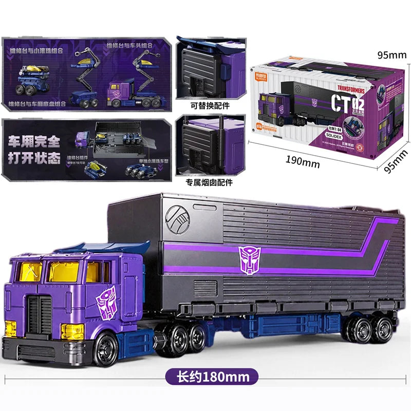 Camion Transformers Motormaster CT02 — Semi-Remorque Violette Stunticon