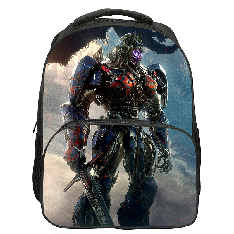 Mochila Escolar Infantil Transformers - Optimus Prime Knight