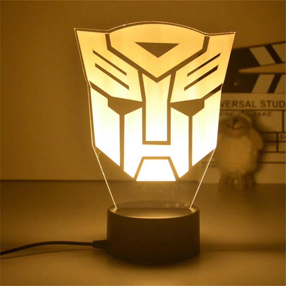 Lámpara 3D Transformers - Autobots