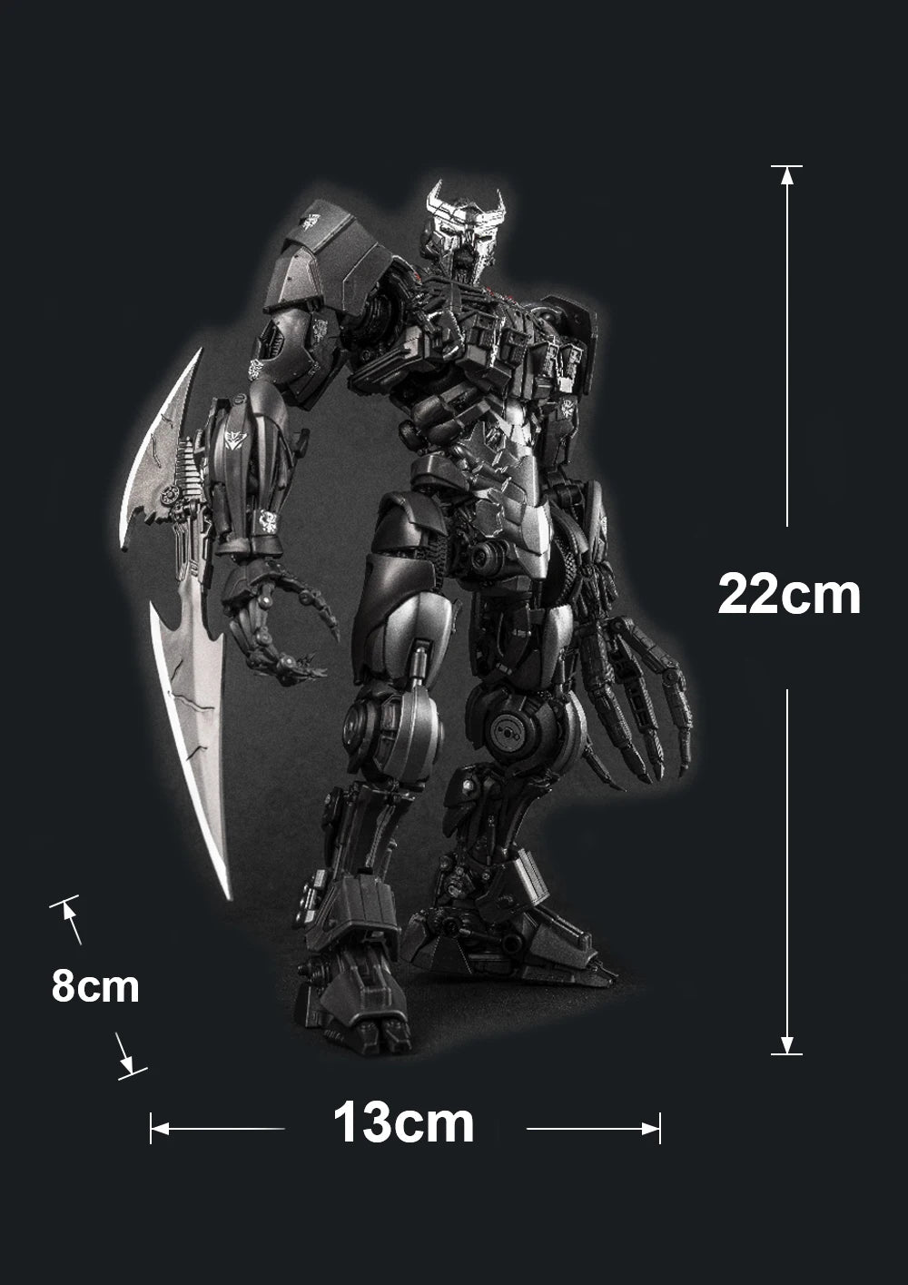Figurine Transformers Scourge Cape et Cornes — Lame Géante Prédateur Suprême