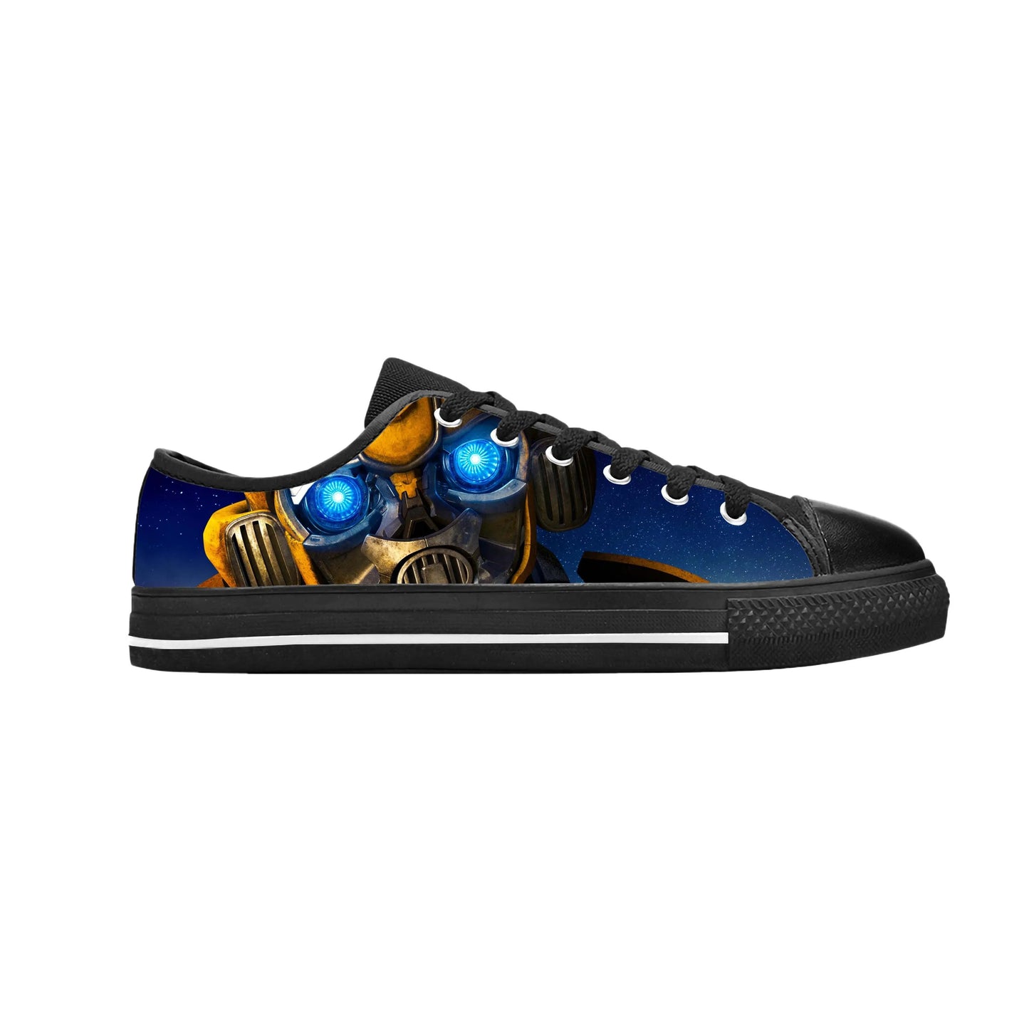 Unisex Adult Low Top Shoes - Bumblebee Face