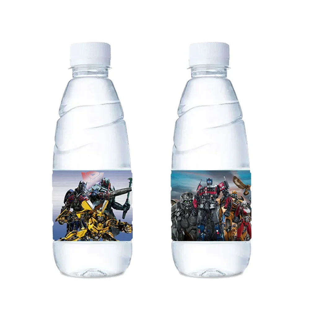 Transformers Bottle Stickers