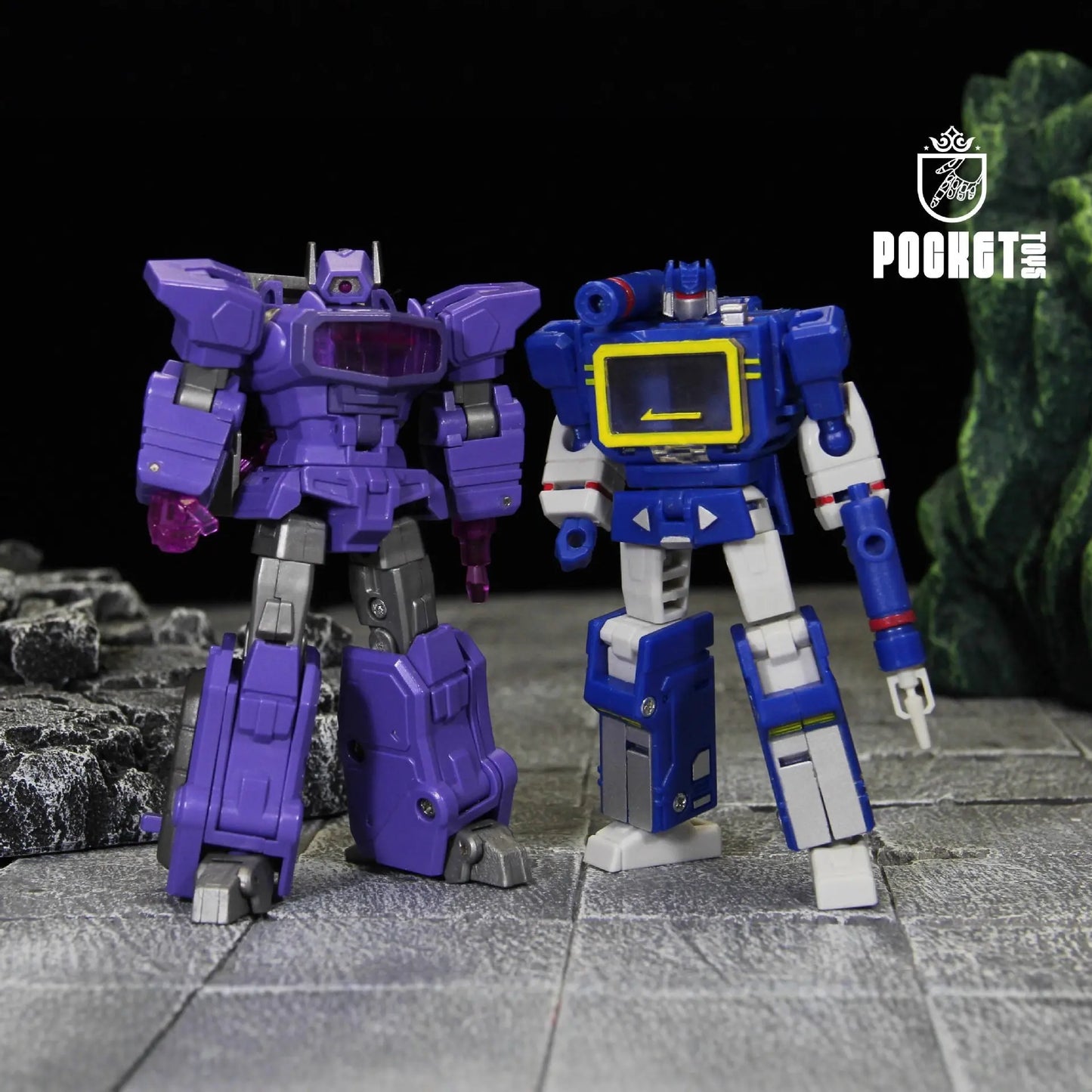 Mini Figurine Transformers Soundwave 11cm — Blue Pocket Version