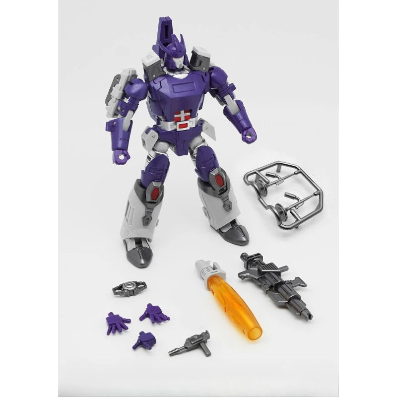 Figurine Transformers Galvatron G1 Goleatron — Petit Format Violet Canon Intégré