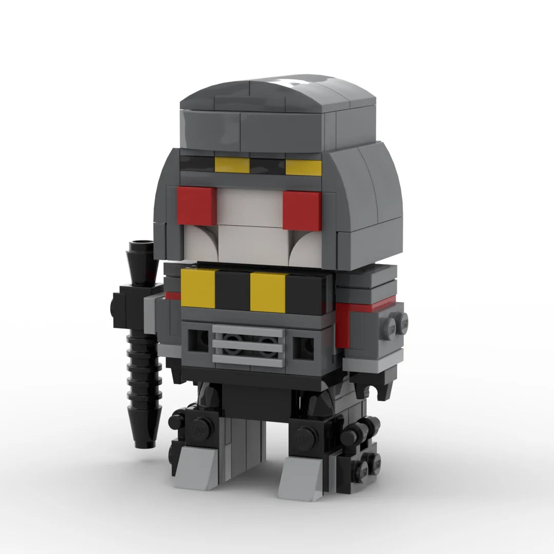 Figurine Transformers Megatron Version Mineur IDW — Brick Gris Casque et Foreuse