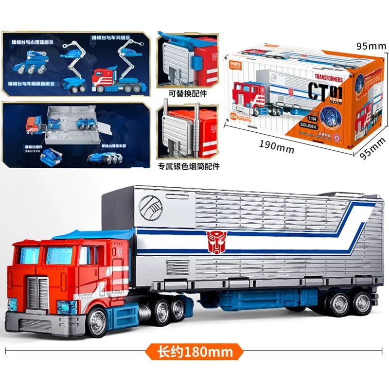 Camion Transformers Optimus Prime CT01 — Semi-Remorque Rouge et Blanc Autobot