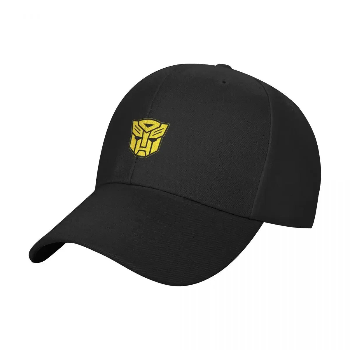 Casquette noire avec logo jaune d’Autobot brodé sur le devant – Transformers.