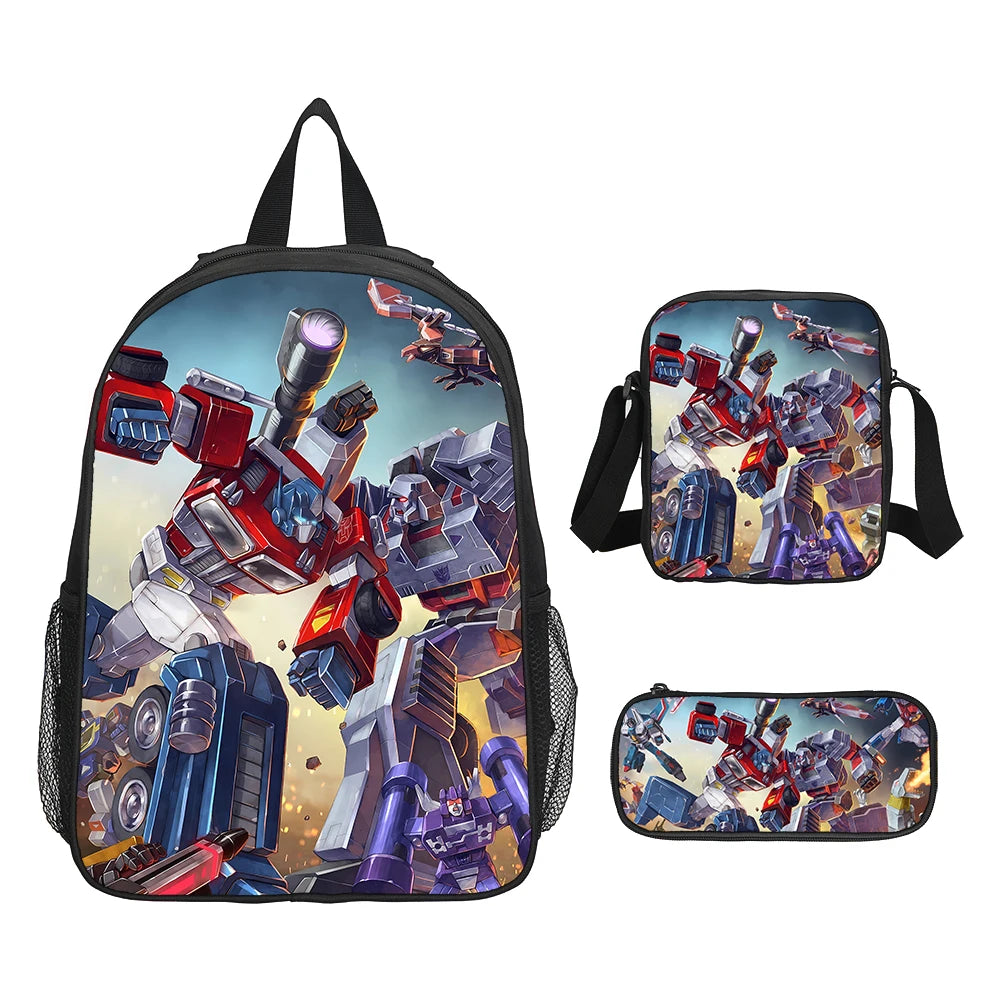 Mochila infantil con dibujos animados de Optimus Prime