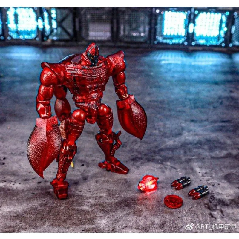 Figurine Transformers Scarlet Lord Translucide Rouge — Robot Toys RT-D01R