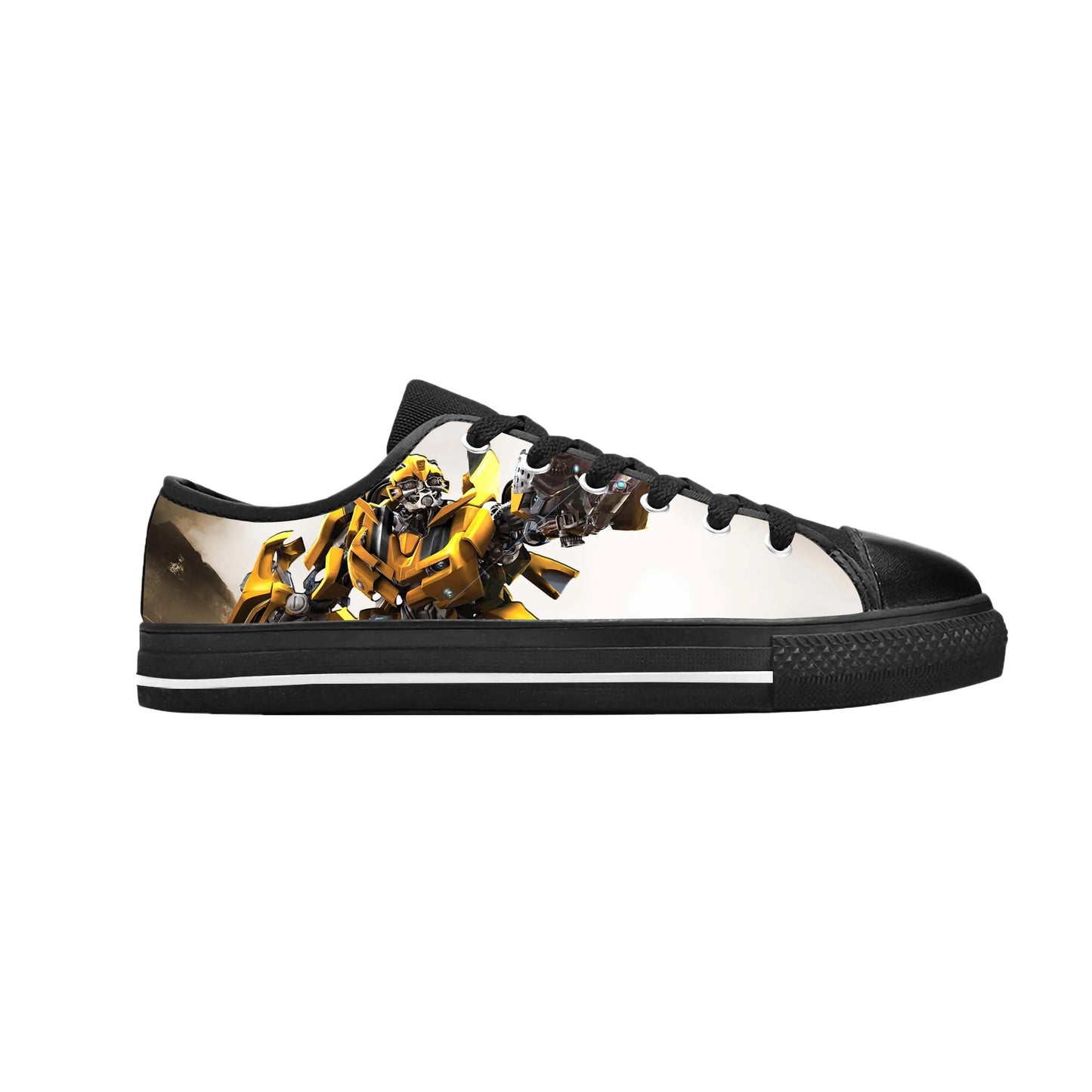 Unisex Adult Low Shoes - Bumblebee Black & White